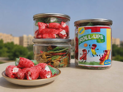 Fruit Roll-Up Filled with Marshmallow