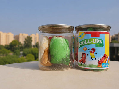 Roll-Up Filled with Ice Cream