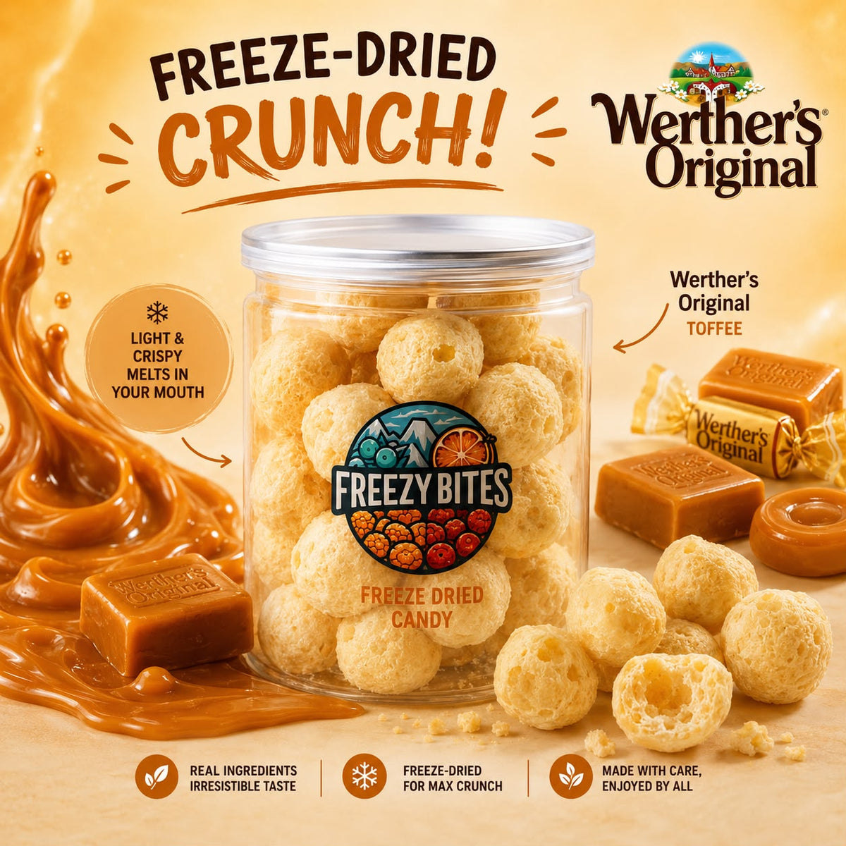 Crunchy Freeze Dried Werther's Original