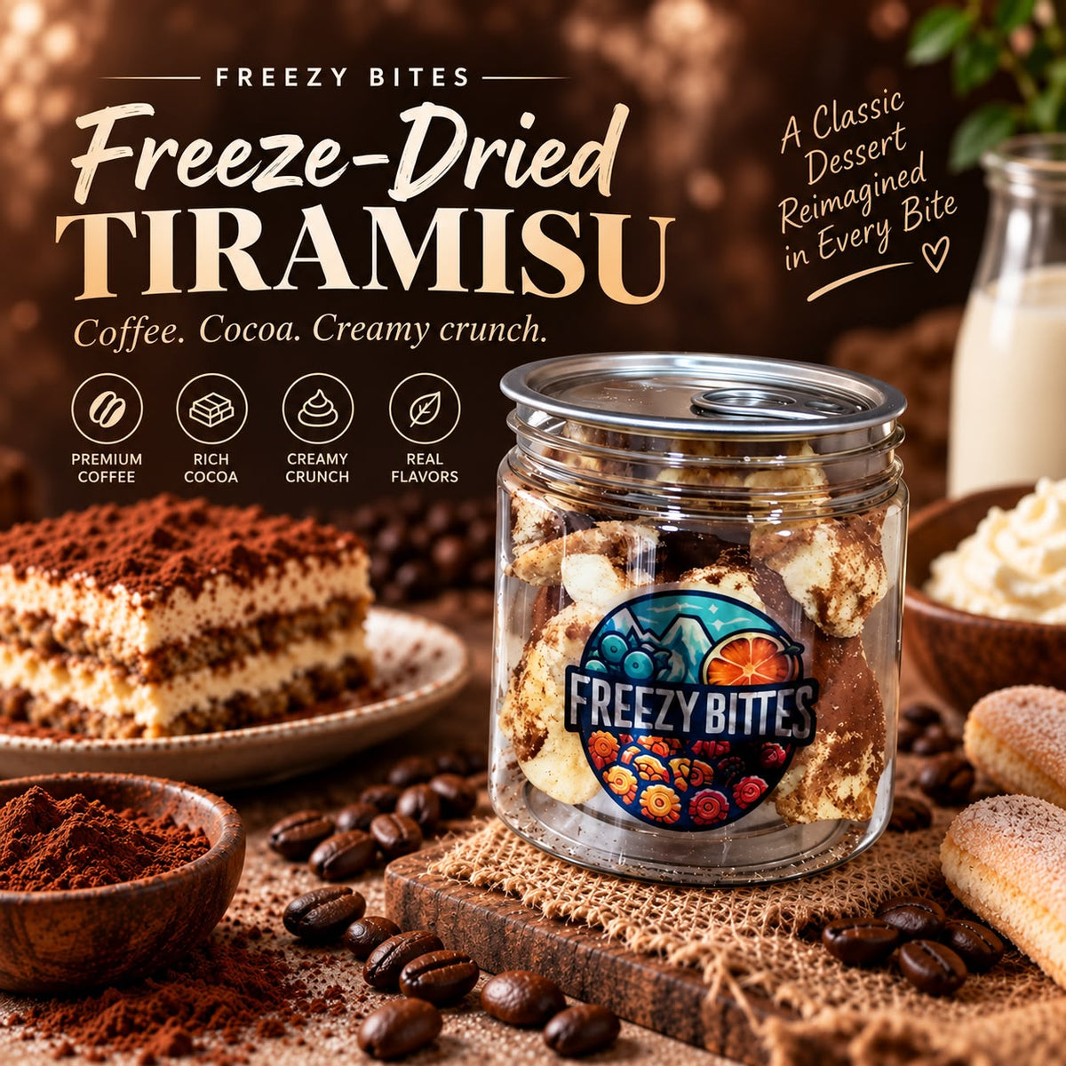 Freeze-Dried Tiramisu